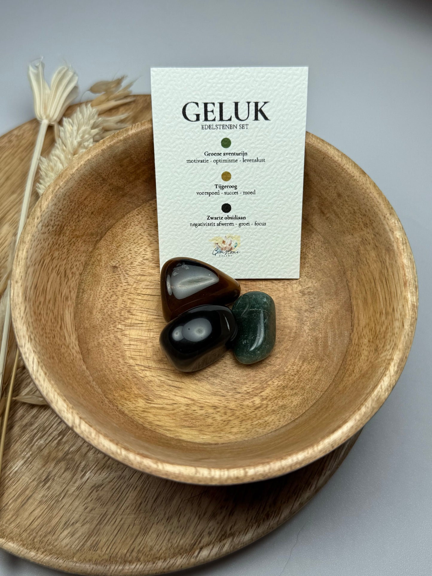 Geluk edelstenen set