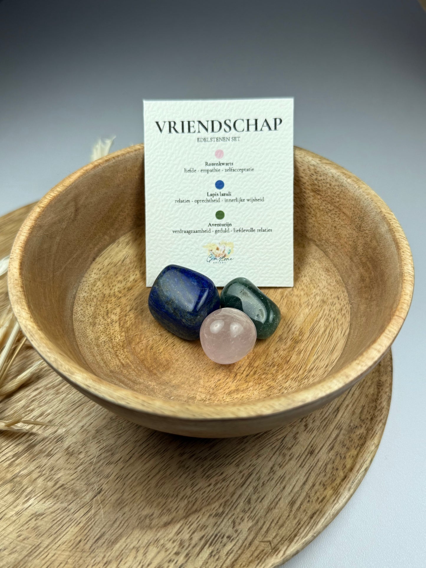 Vriendschap edelstenen set