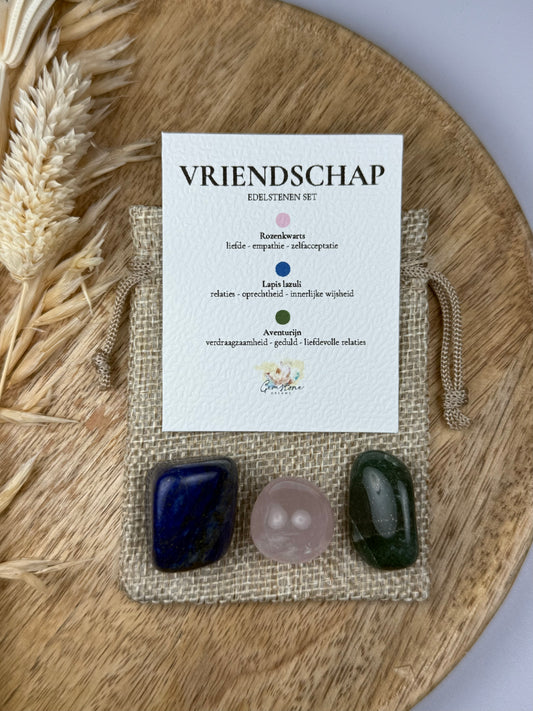 Vriendschap edelstenen set