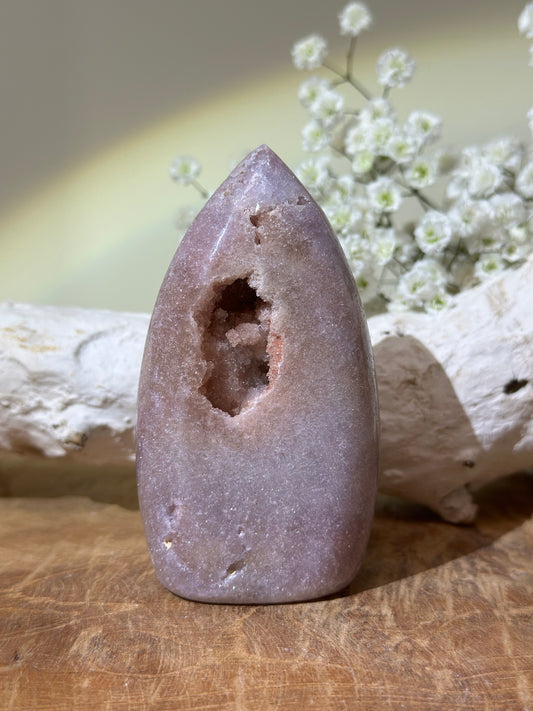 Pink amethyst flame