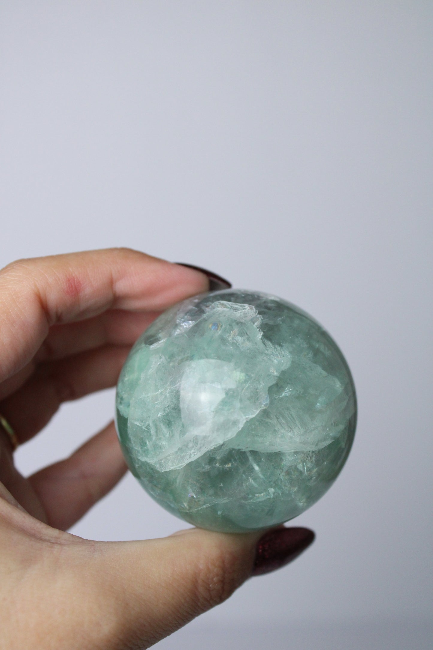 Rainbow Fluorite Sphere