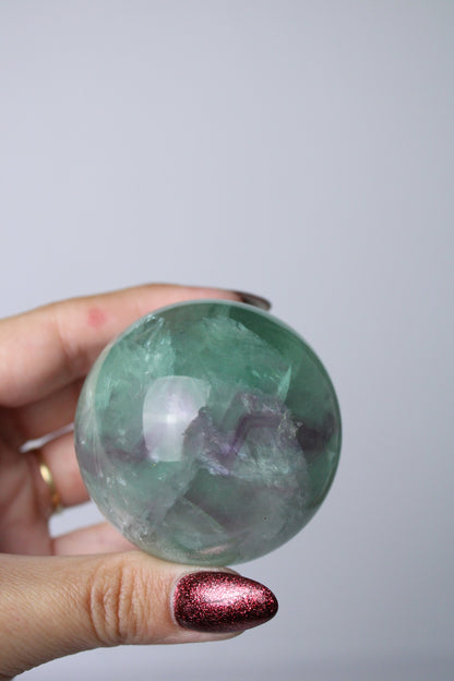 Rainbow Fluorite Sphere