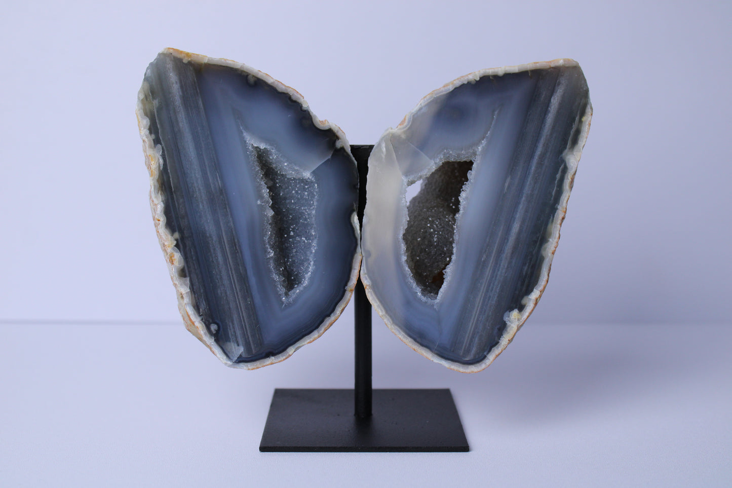 Agate butterfly on stand