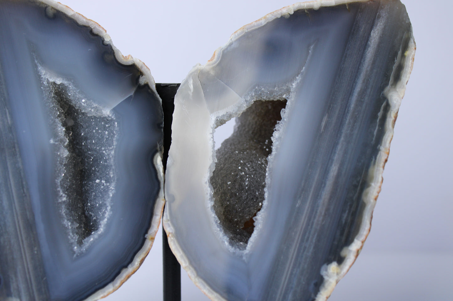 Agate butterfly on stand