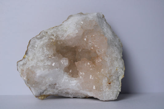 Bergkristal met hematiet