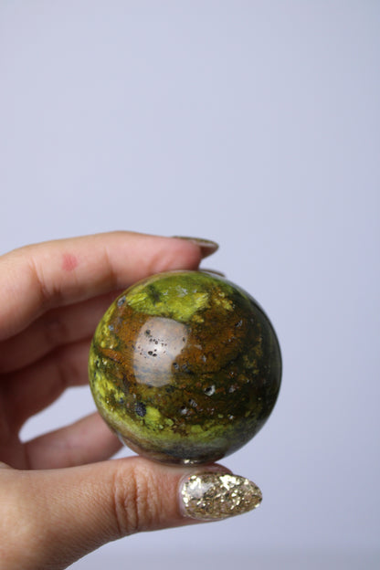 Green opal ball