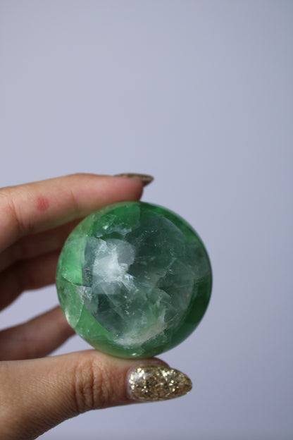 Green Fluorite Ball