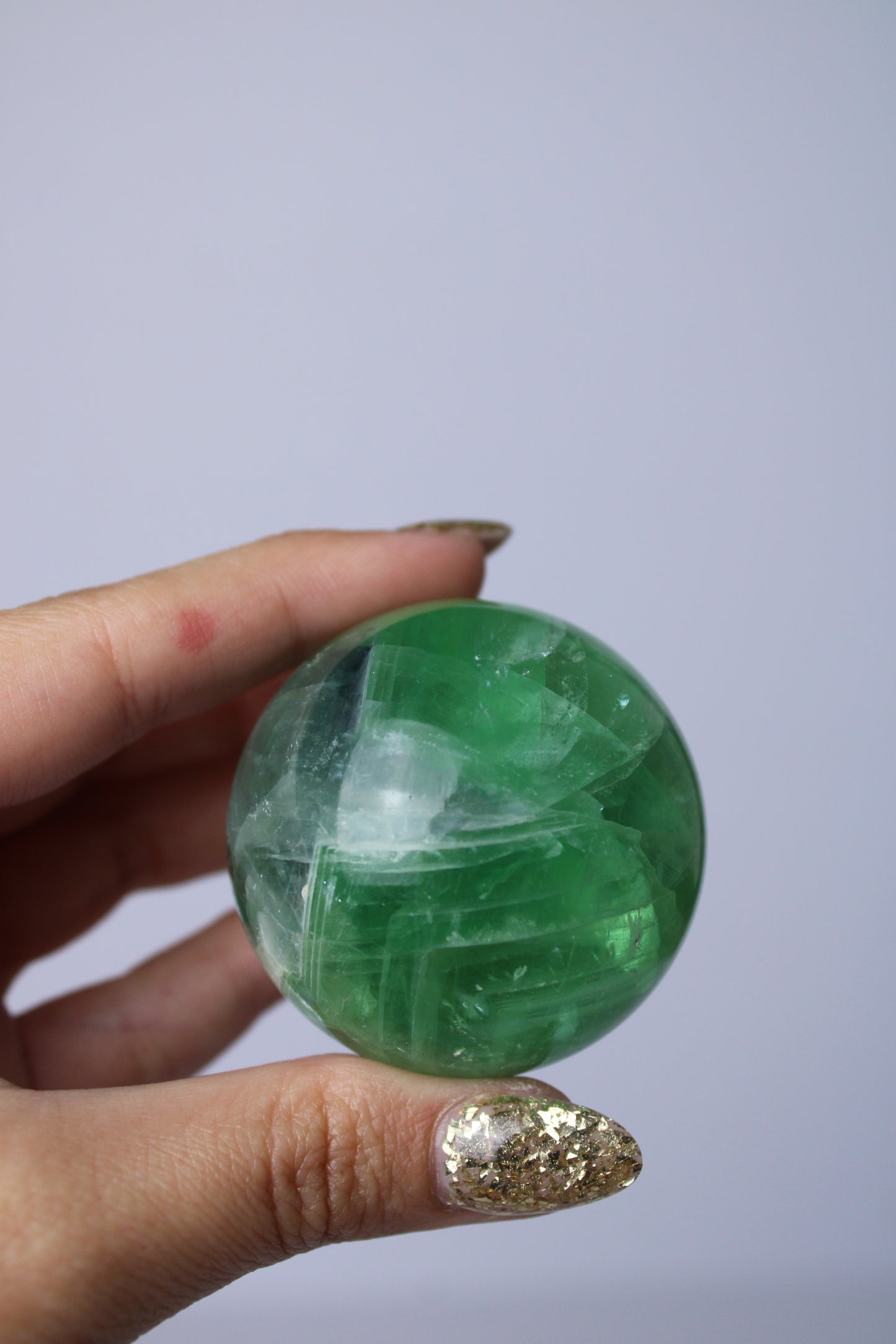 Green Fluorite Ball