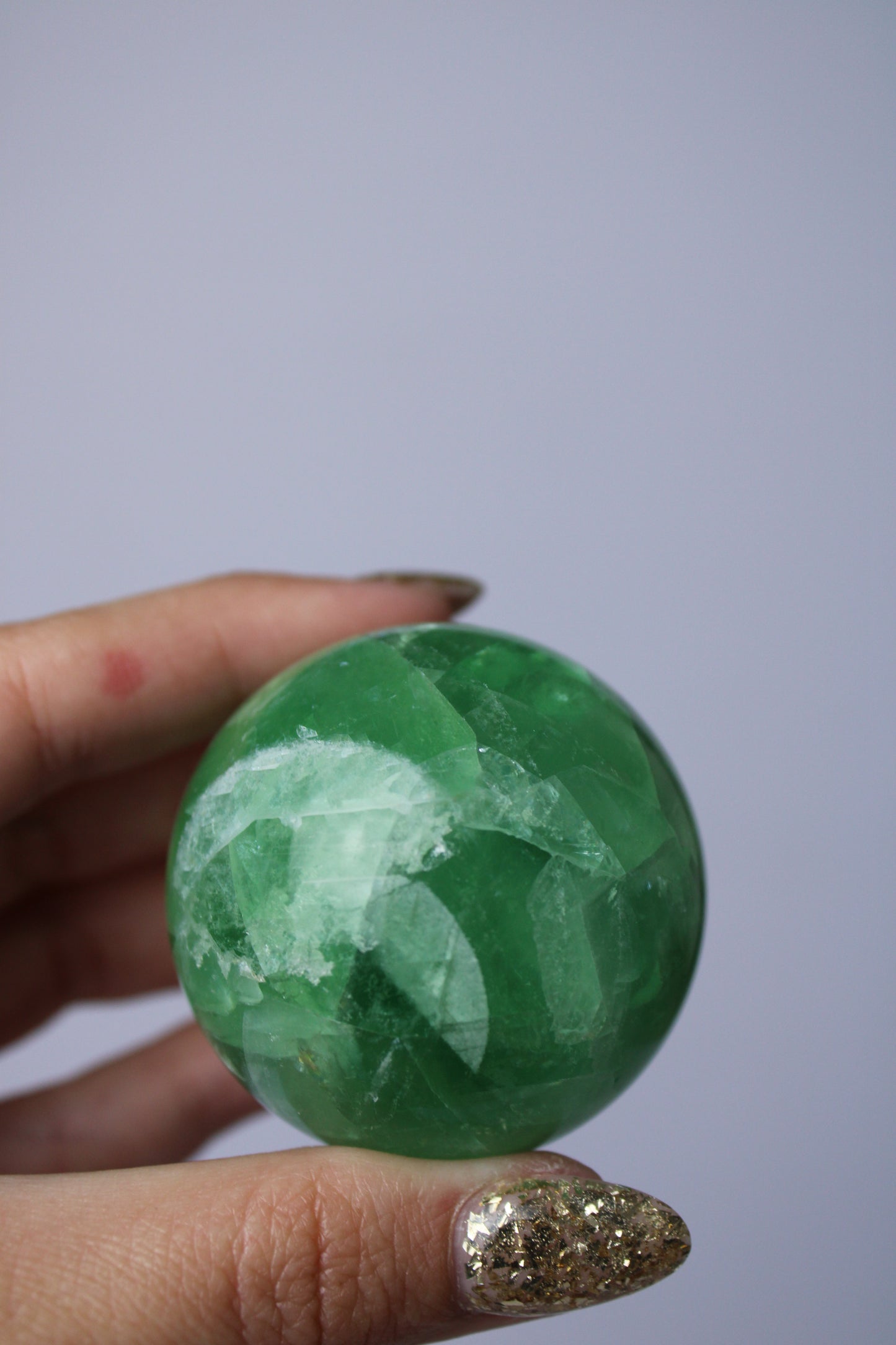 Green Fluorite Ball