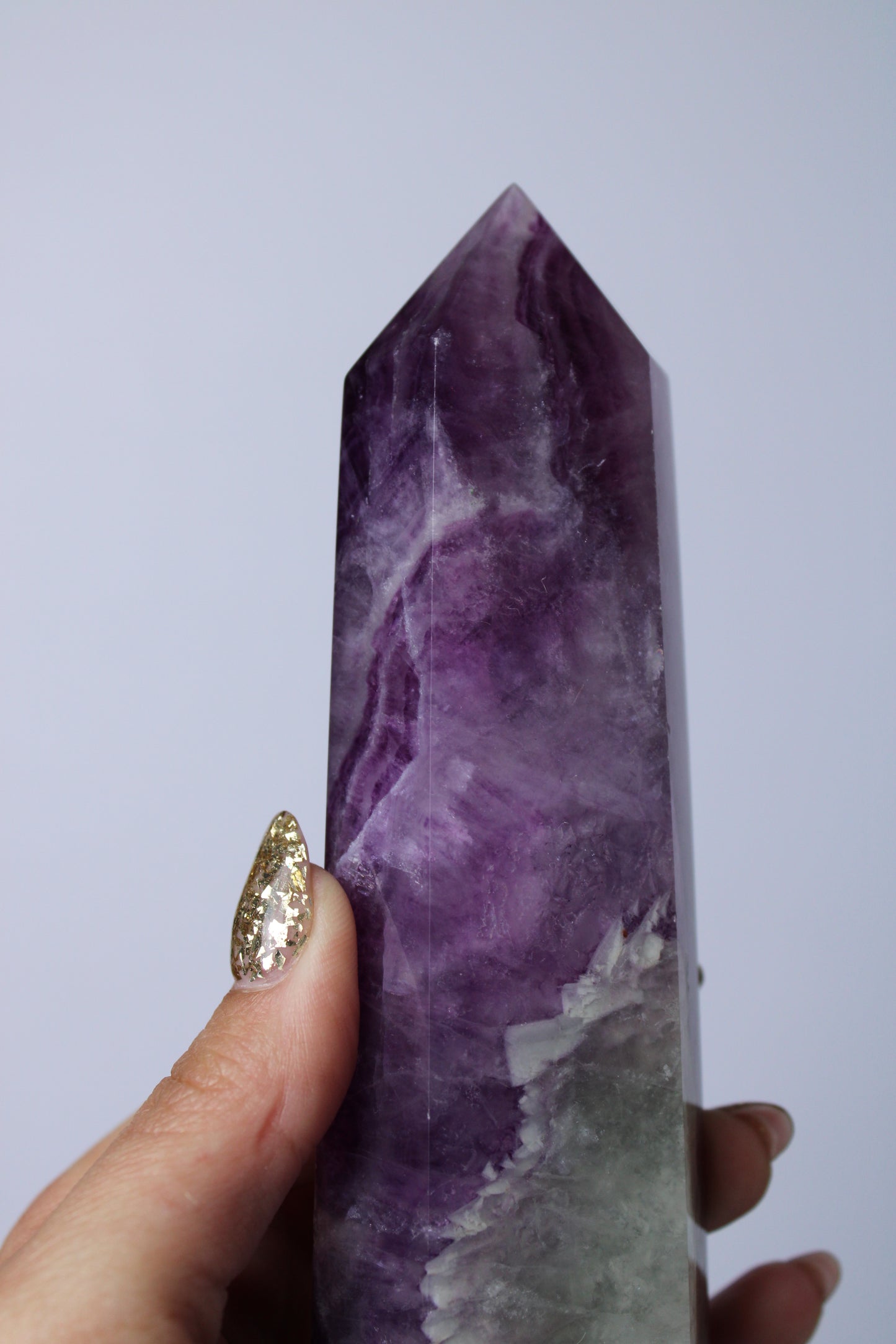 Purple Fluorite Tower