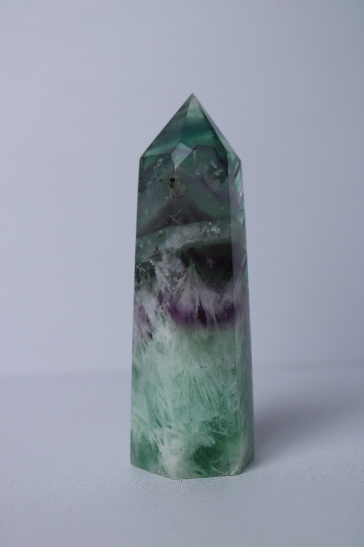 Feather fluorite tower