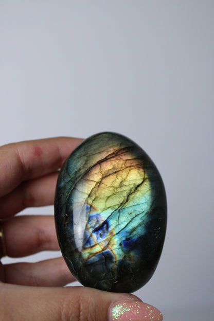 Labradorite palm stone