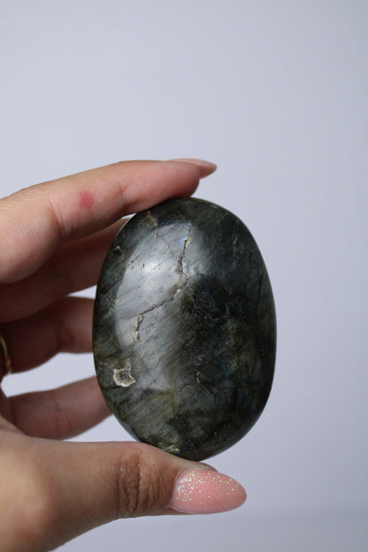 Labradorite palm stone