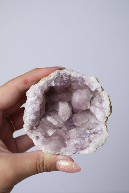 Roze amethist geode