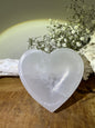 Selenite charging bowl heart